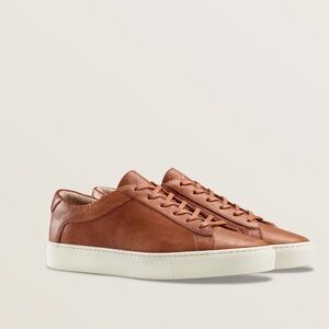KOIO Brown Leather Sneakers